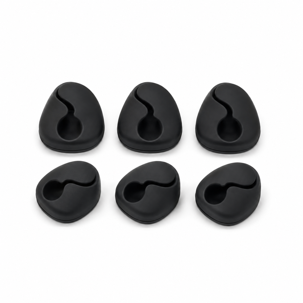 Clips Organisateurs de Câbles - Lot de 6