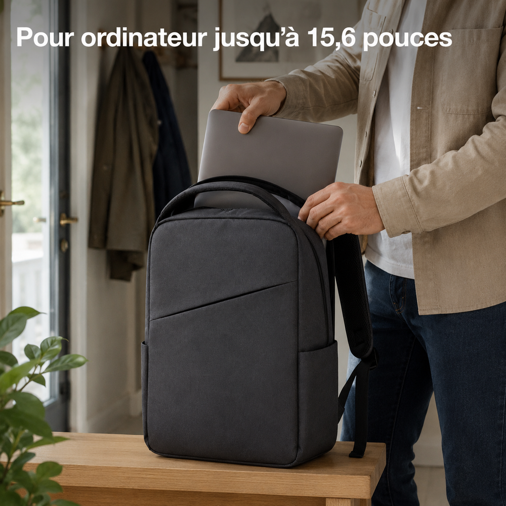 Sac à Dos pour Ordinateur 15,6 Pouces - 20 L