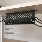 Goulotte Sous Bureau en Acier