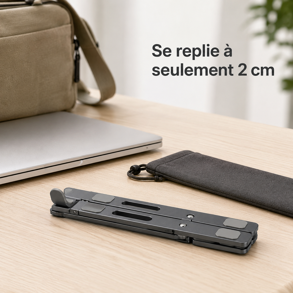 Support Pliable pour Ordinateur Portable - 6 Positions