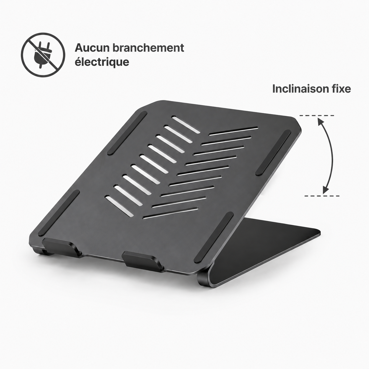 Support Ventilé Passif pour Ordinateur Portable