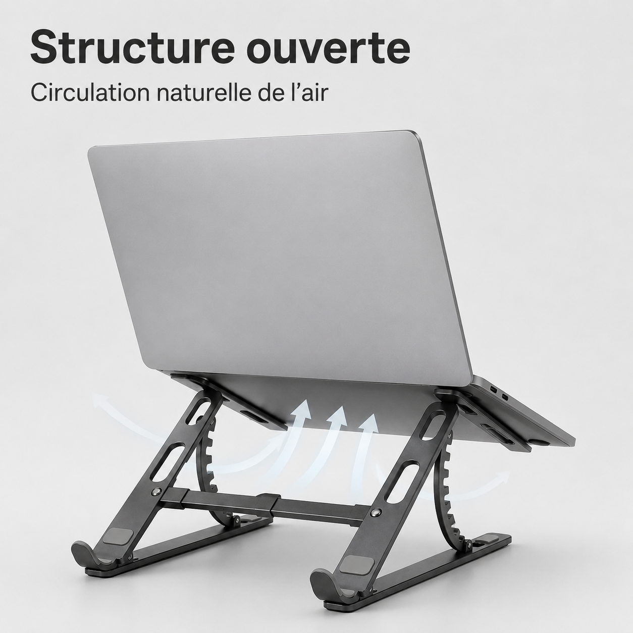 Support Pliable pour Ordinateur Portable - 6 Positions